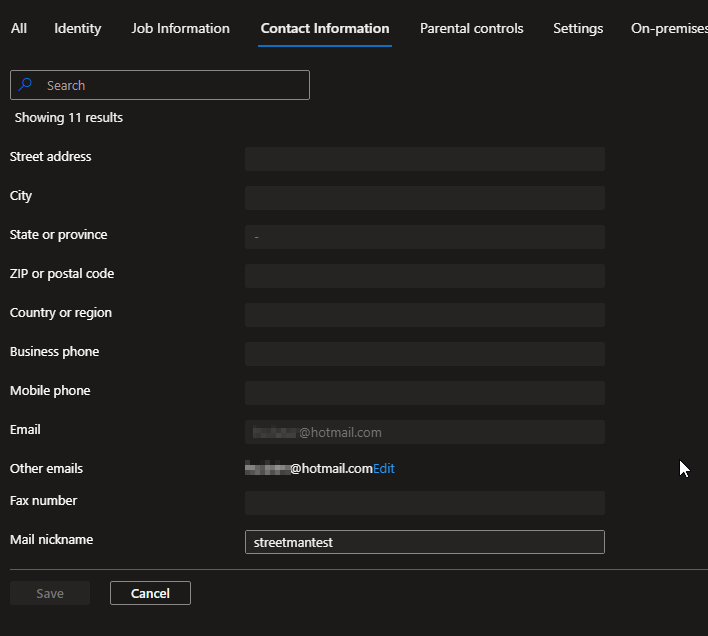 OtherMails Attribute