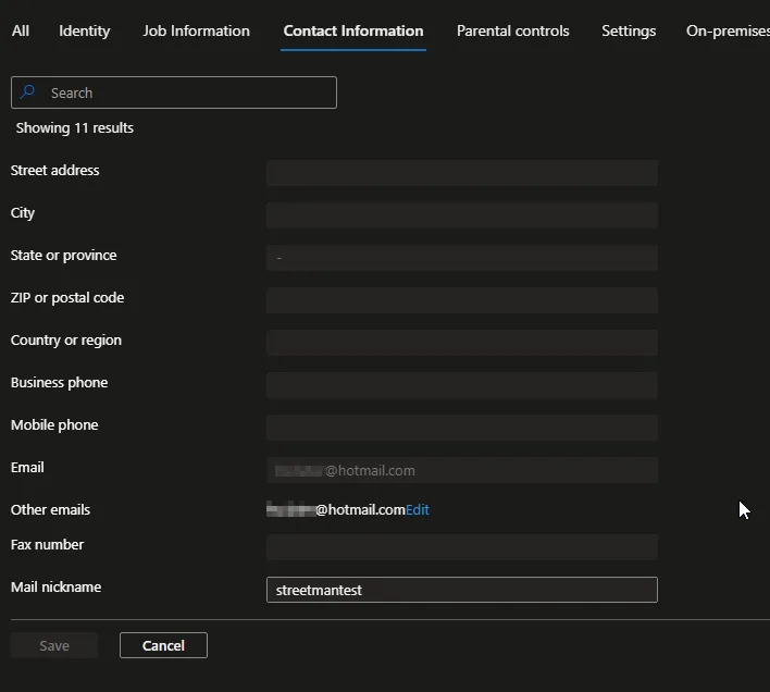 OtherMails Attribute