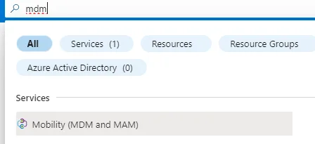 MDM Settings
