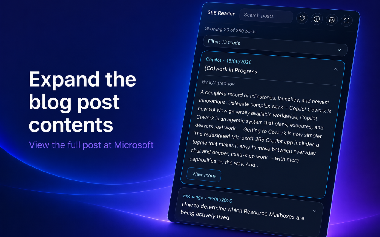 365 Reader expanded article view