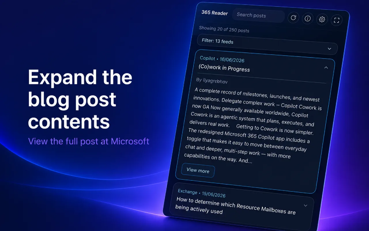 365 Reader expanded article view